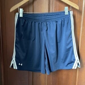 Under Armour women's medium thin blue athletic shorts